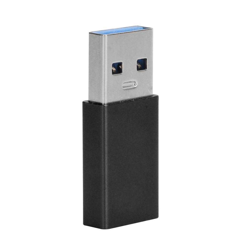 TypeC Adapter Converter Female to USB3.0 Male USB Fast Charging Computer Accessories(Black )