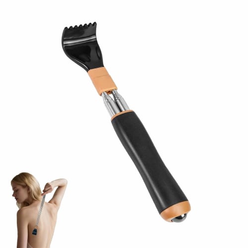 

Lyyxjsltd Telescopic Backscratcher, 5-Level Extension, Up to 54cm, Massage Ball Design at the Bottom of the Handle for Quick Reaching Itchy Spots, Acu