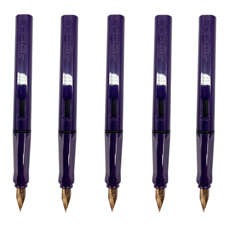 10/5 PCS JINHAO 619 Fountain Pen High Quality Colors Student F EF Nib Ink Pen Calligraphy Pen Stationery School Office Supplies