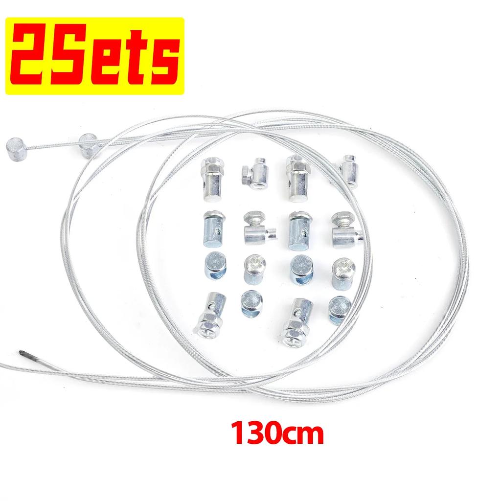 Universal Motorcycle Emergency Brake Clutch Throttle Cable Repair Kit All-in-One Stainless Steel Fix for AUTO Repair Accessories