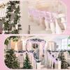 2-Meter Christmas Decoration Ribbon With Gold And Rainbow Colors, Pink Hair Strips, And Rainbow Colored Decorative Ribbons