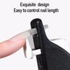 Nail Clipper U Shaped Acrylic Fake Nail Scissors Nail Tip Edge Cutter Trimmer Manicure with Sizer Precise Cutting Tools