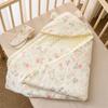 Baby Quilt Delivery Room Newborn Baby Bean Velvet Quilt Newborn Supplies Floral Blanket Spring And Autumn Thin Style
