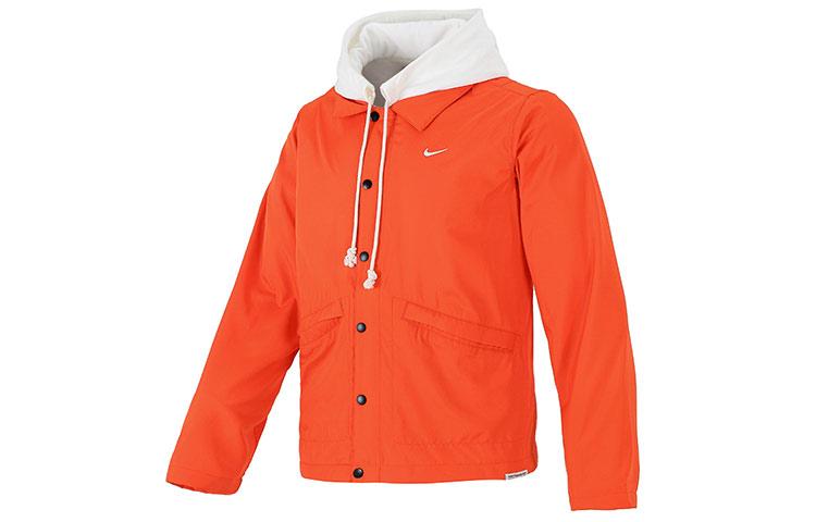 Nike Jackets Men s Orange Red Hooded Thickened Other DA6858-891 XL