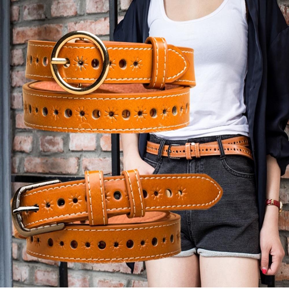 

Роскошный дизайн, повседневный ретро-брючный ремень, ремни с пряжкой, тонкий кожаный ремень на талии