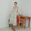 Deondeulob Dd_Lace Hem Check Cami Dress_Ivory