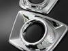 BRIGHTZ Chrome Fog Light Covers for Alto Turbo RS HA36S Compatible with HA and 36 Alto Turbo RS [FOG-COV-054] HA36, A36, (Product Code 23643)