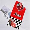 1pc Cars3 Beach Towel with Custom Name, Beach/Swimming/Bath/Picnic/Camping Towel, Suitable for Seaside Beaches