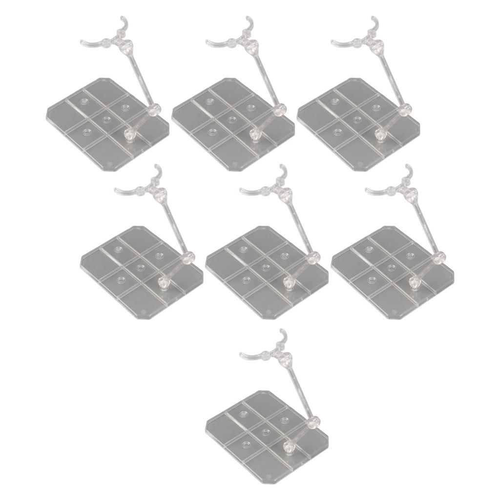 10 Sets Action Figure Stand Transparent Acrylic Anime Figure Display Stand Support Holder Base