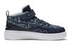 Li Ning Rebound Cushioning Abrasion Resistant Mid top Kids' Skateboarding Shoes Mist Blue Teenagers YKCS020-7