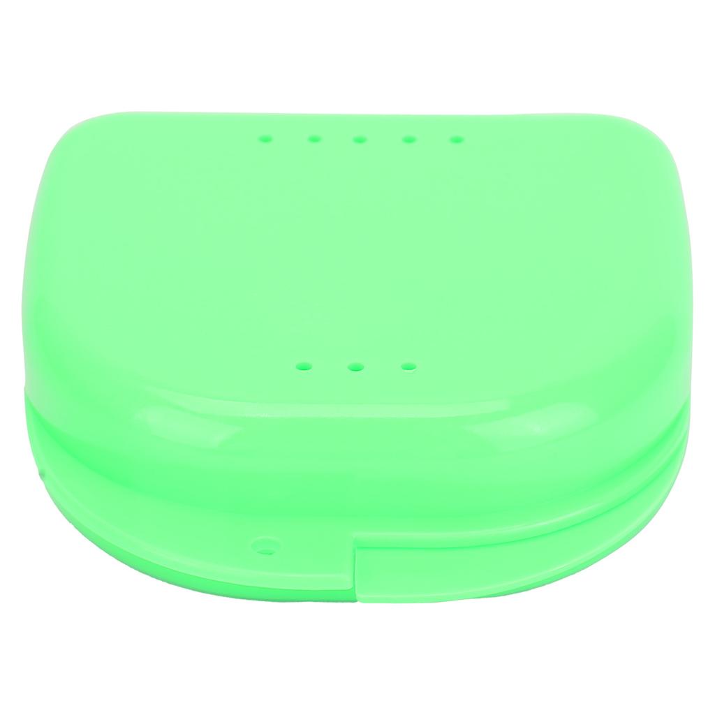 Plastic Dental Retainer Box Orthodontic Dental Retainer Portable Storage Box with Vent Holes