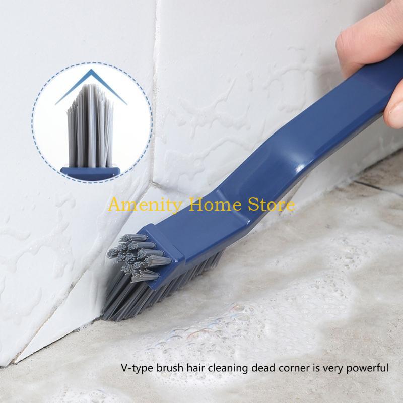 F26C Plastic Brush Gaps Brushes with Built in Hair Clip for Bathroom Small Areas China Mainland