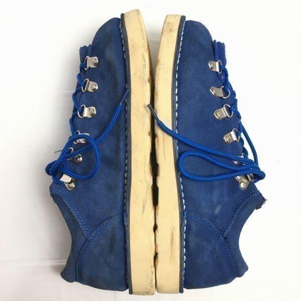 Danner Mountain Ridge Low Blue Size 8 Made in USA D-4007 Hiking Boots Shoes(USED)
