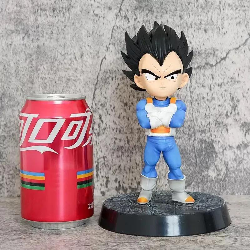 18cm Gk Model Anime Dragon Ball Shf Daima Chibi Vegeta Super Saiyan Soldier Figure Pvc Collectible Statue Figurine Boys Toy Gift Round Sensory