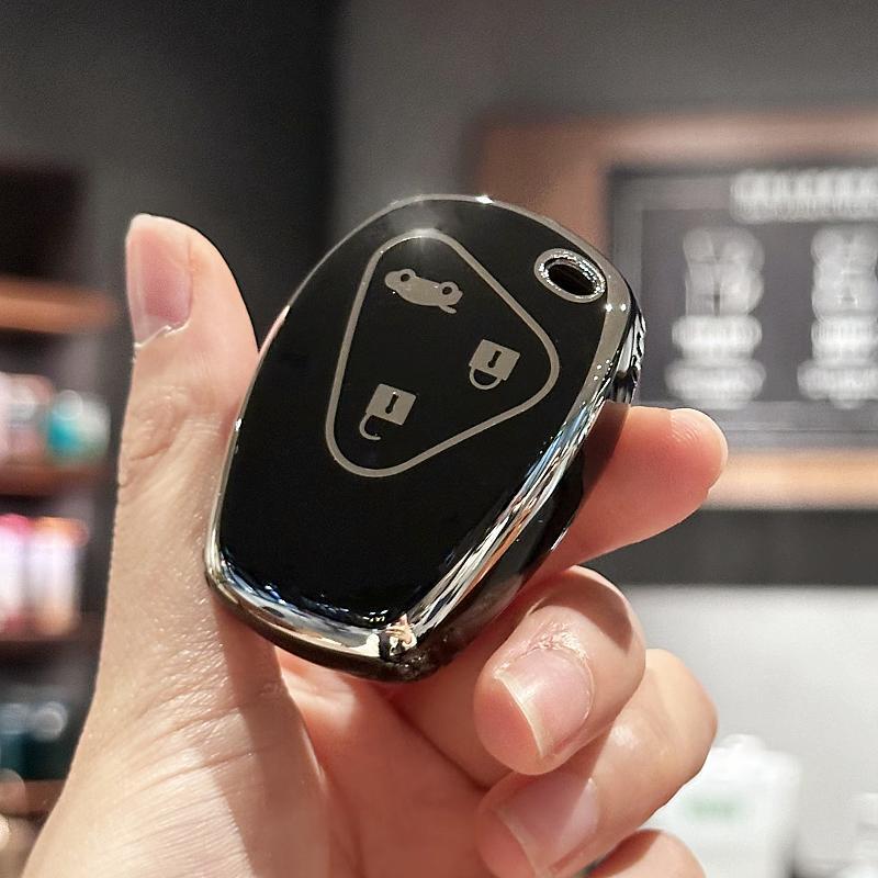 Schlüsselanhänger-Abdeckung für Renault Megane Modus Espace Laguna Duster Logan Dacia Sandero Fluence Clio Kango 3 Tasten Autoschlüssel-Hülle