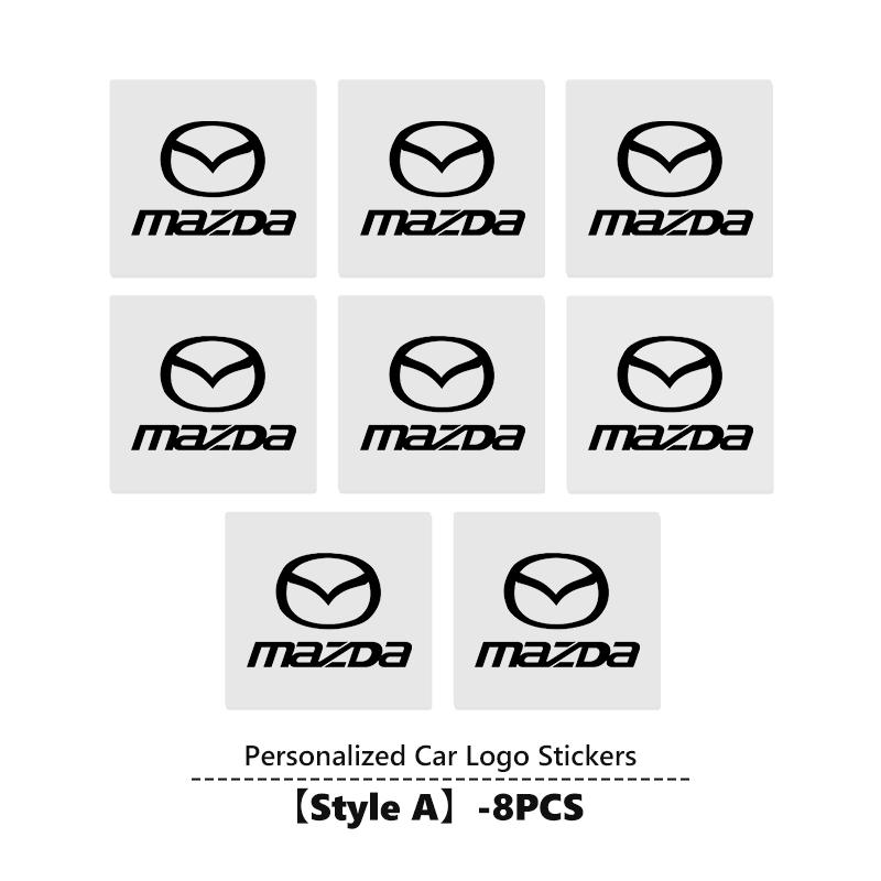Badge Interno Auto Decorazione Esterna Adesivo Decalcomania Per Mazda 2 3 5 6 Axela Atenza Speed 6 CX3 CX4 CX5 CX7 CX8 CX9 MS