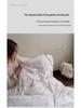 New 2026 A-Class Cotton Linen Digital Print 4-Piece Bedding Set: Fitted Sheet, Duvet Cover, Bed Sheet