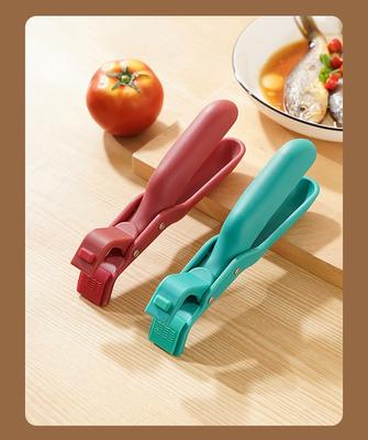 Anti Scalding Tray Rack, Bowl Rack, Multifunctional Tray Rack, Cross Boundary Anti Slip Kitchen Silicone Anti Scalding Clip
