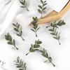 50PCS Of Artificial Plant Leaves For Wedding Party Home Accessories Craft Products Christmas Wreath Decoration Background Wall