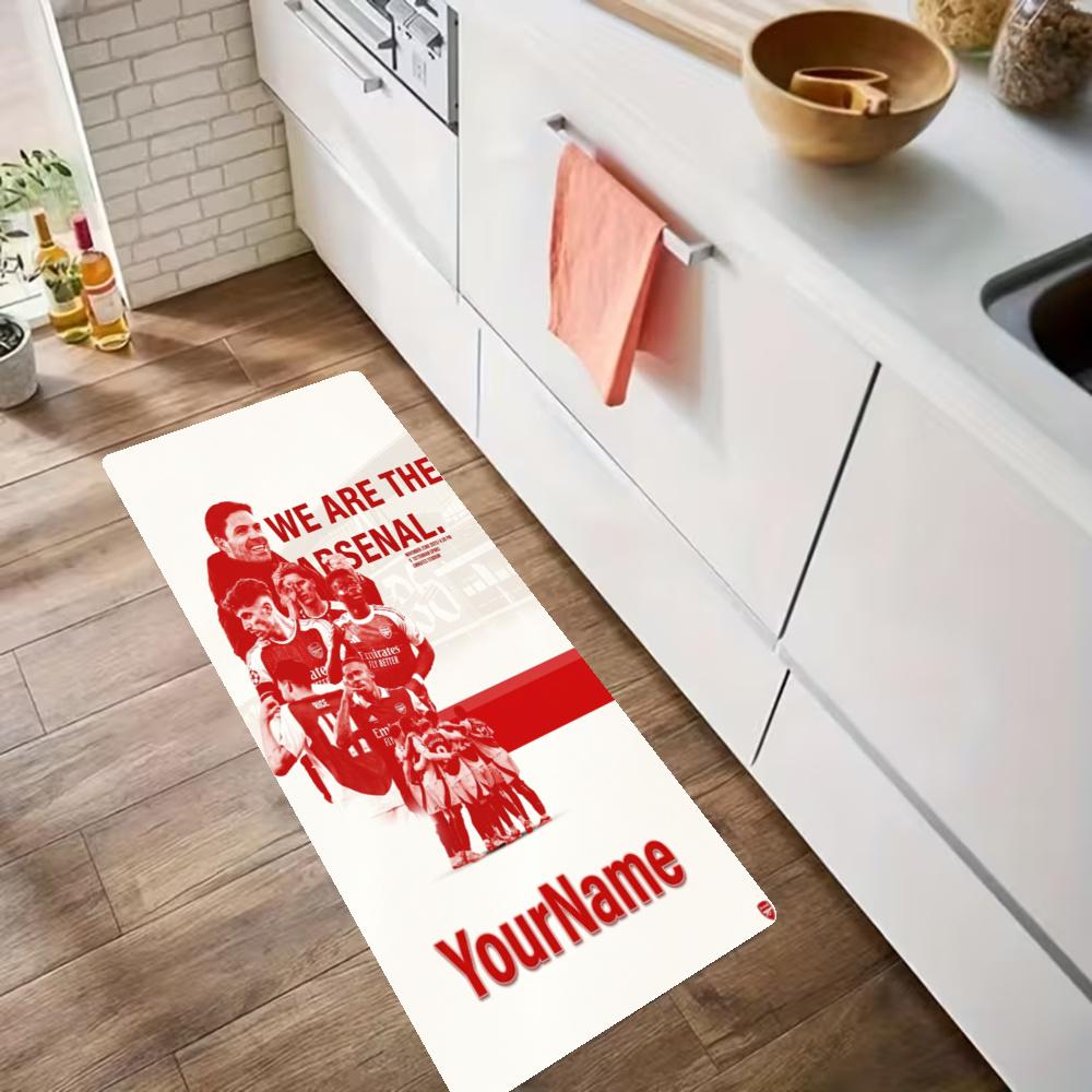 Arsenal Customize Your Name Kitchen Rug Runner Rug Laundry Mat Hallway Entryway The Best Gift Choice
