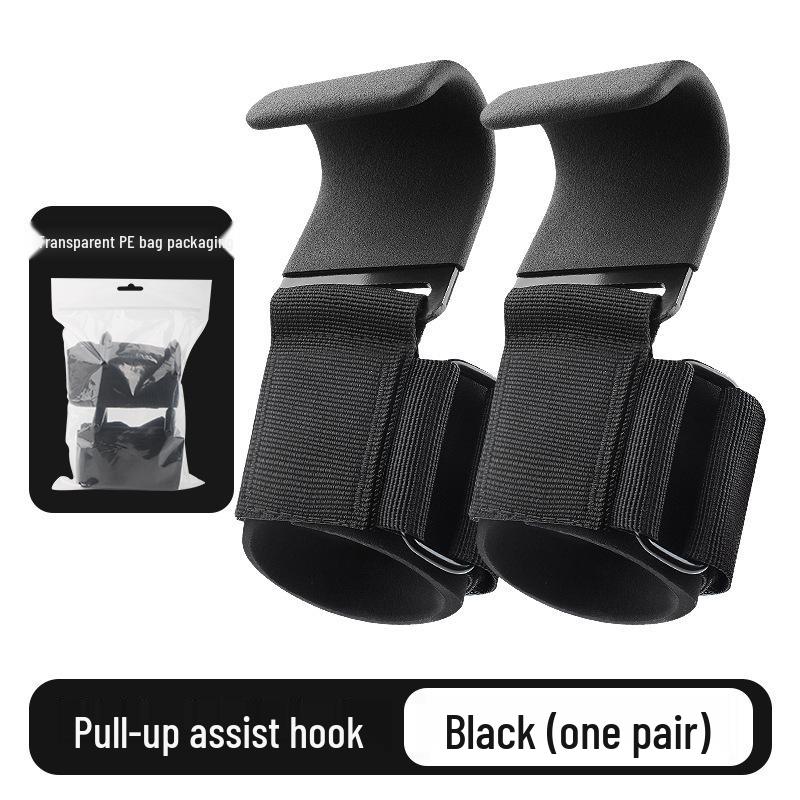 Pull-up Assist Wrist Hooks with Anti-slip Grip, Lumbar Support & Fitness Gloves
