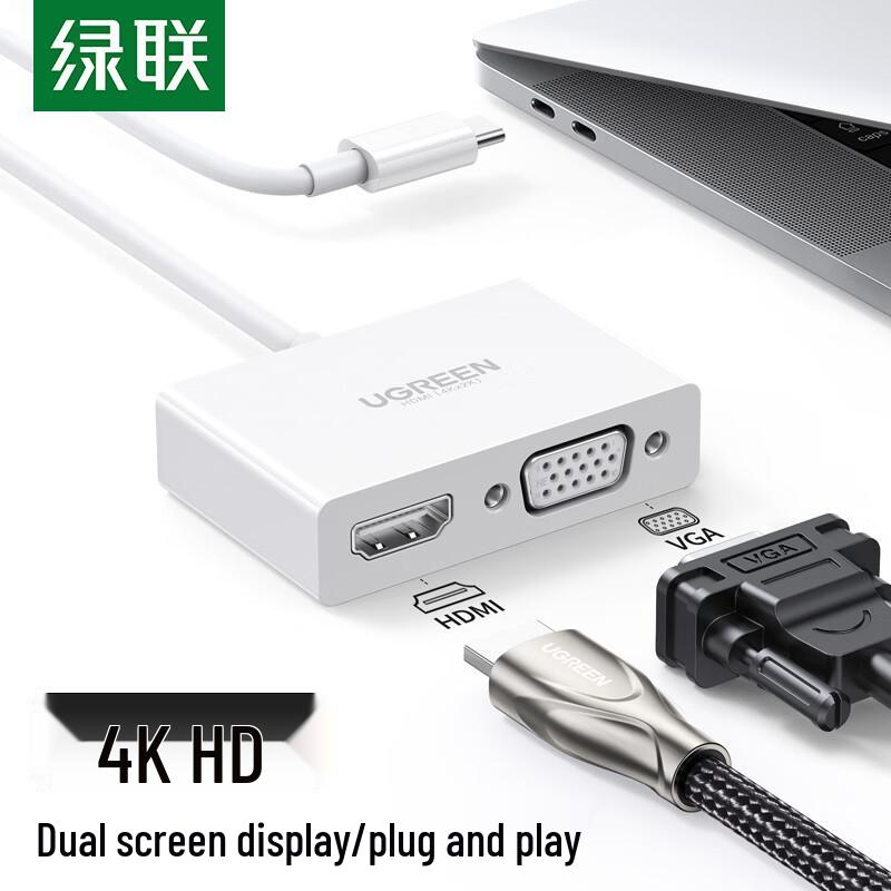 Ugreen Type-C Dual Screen HDMI/VGA Docking Station