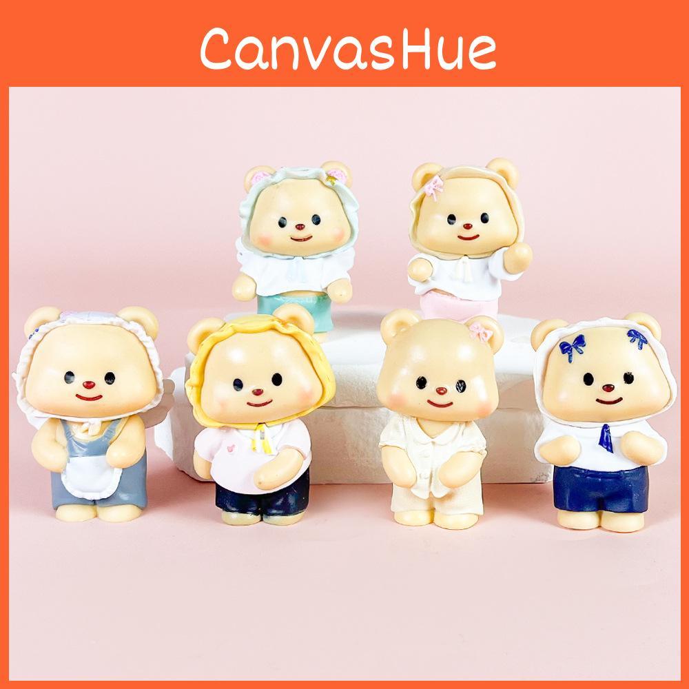 Pajamas Bear Butter School Uniforms Aprons Headscarves Style Model Ornaments