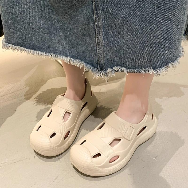 Eva Water Shoes Woman Hollow Out Garden Clogs Ladies Soft Beach Sandals Female Brand Design Summer Casual Swimming Pool Slippers