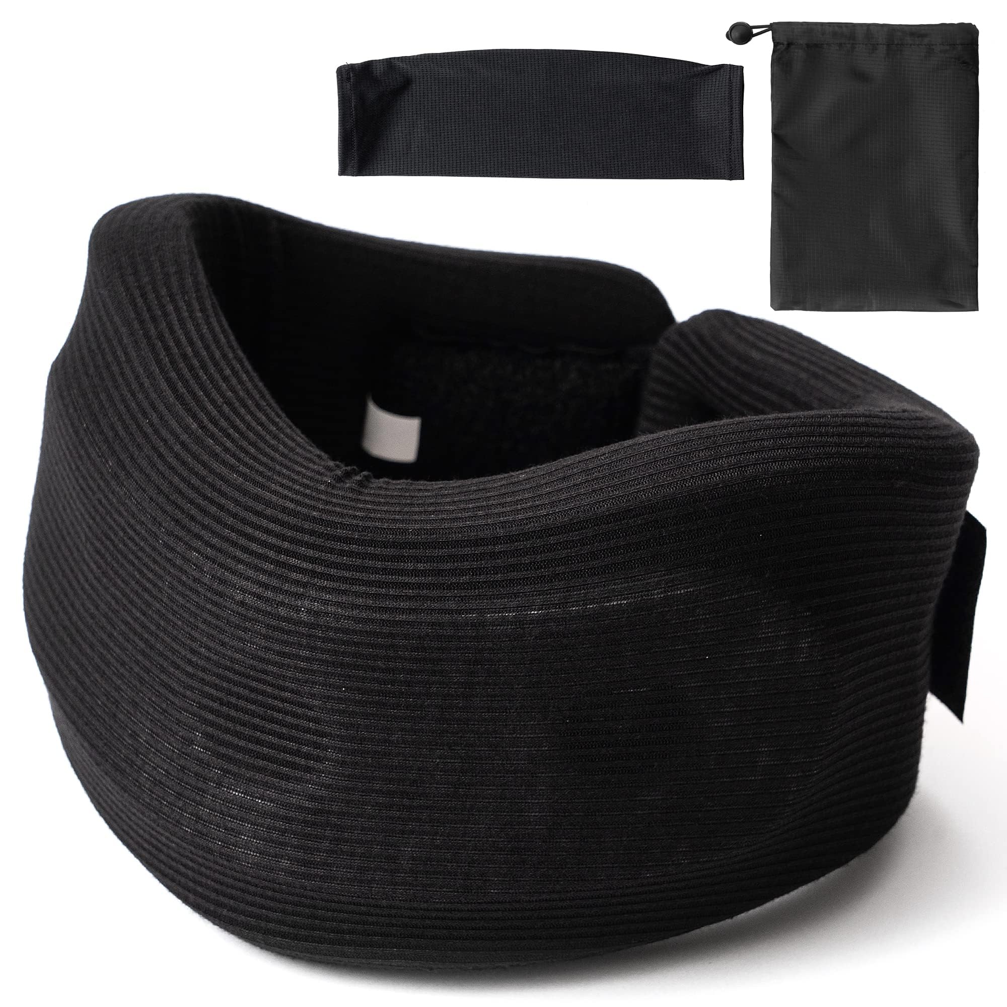 

Ортопедический шейный корсет для шеи с вентиляционными отверстиями для и домашней стирки, сменная и сумка для хранения [Разработано хирургом]