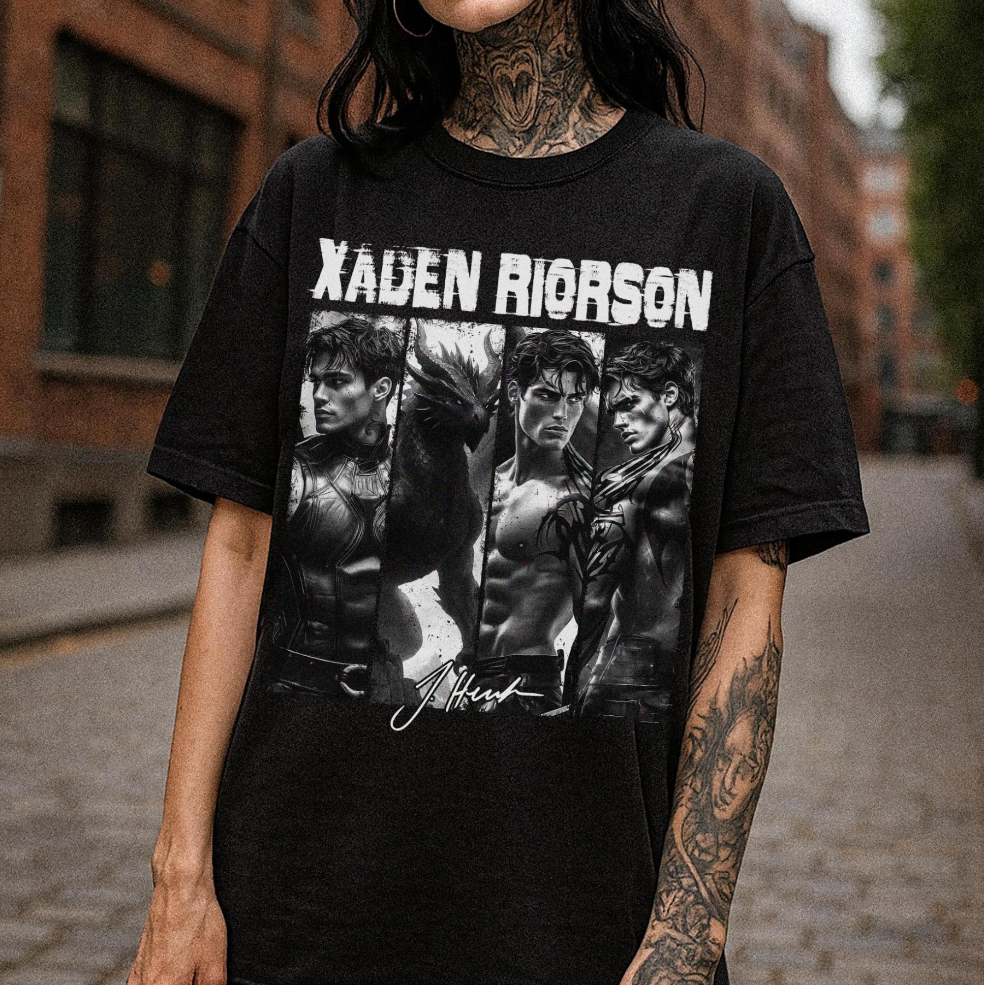 

Xaden Riorson Printed Tshirt Womens SpringSummer Fashion Trend Pure Cotton Top Neutral Short Sleeve Tshirt 4XL