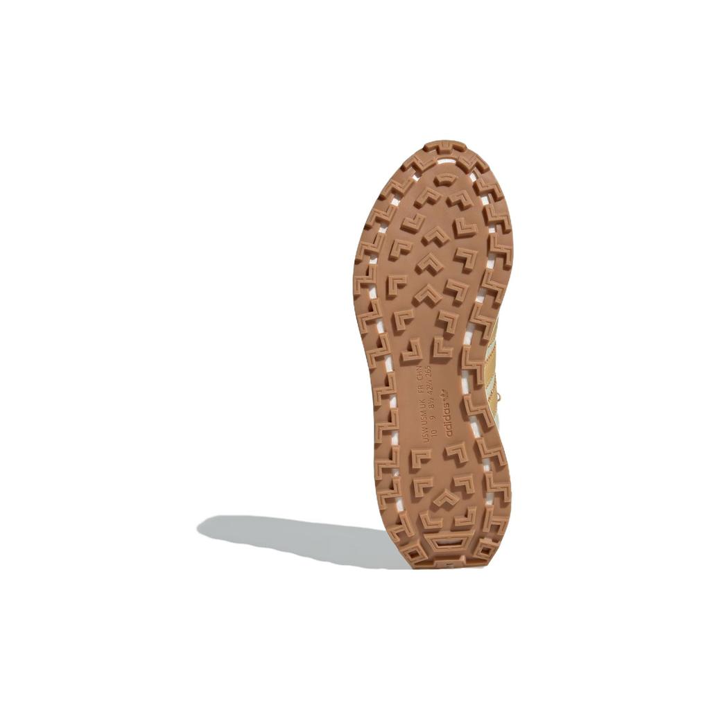 Adidas Originals Boost Leder Bequem Vielseitig Stoßdämpfend Langlebig Low Top Lifestyle Freizeitschuhe Unisex Freizeitschuhe Tan ID6261