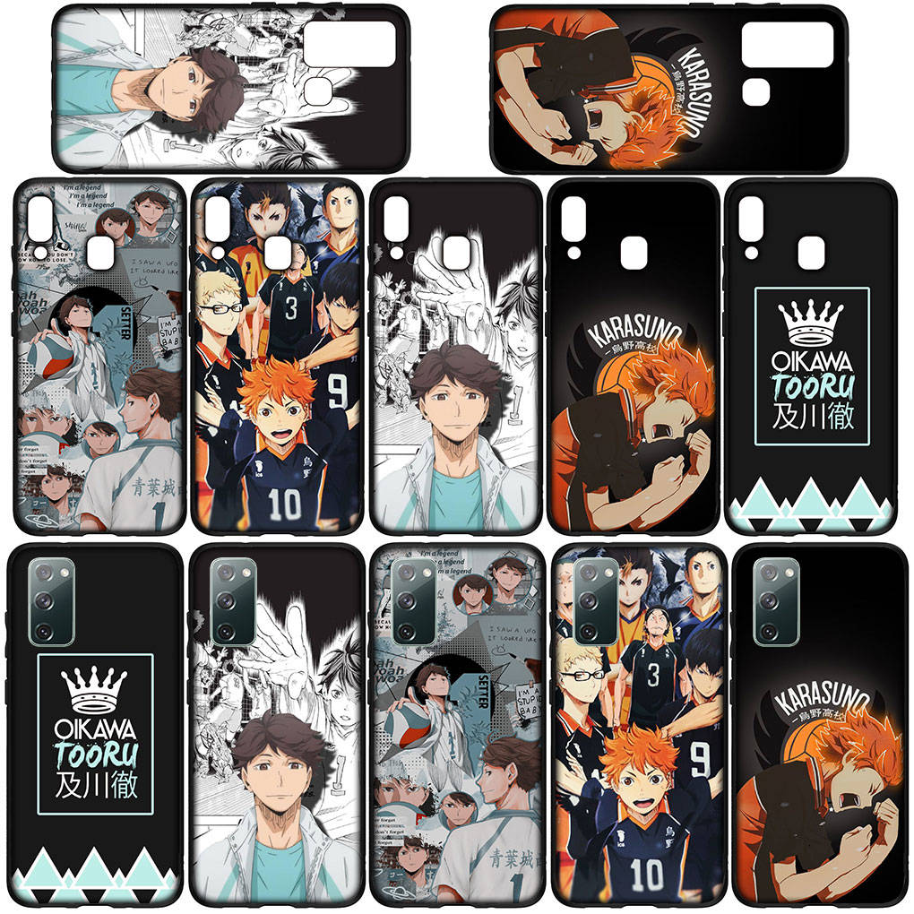 Phone Case for Samsung Galaxy S25 S24 S23 iPhone 16 15 Xiaomi Redmi Note 14 13 12 16E X 11 Pro Max Moto Huawei Oikawa Tooru Haikyuu Shoyo Hinata Cover
