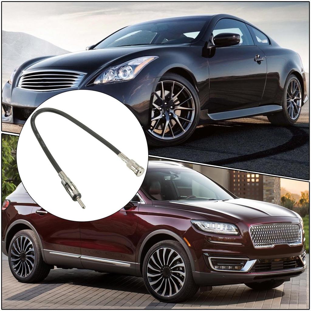 Radio Antenna Adapter, with Cable Extension Piece Compatible with All Vehicles Antenna Adapter Dan