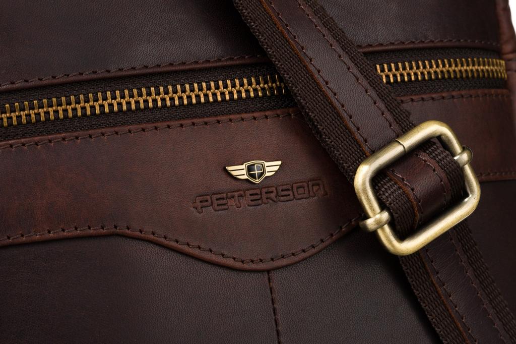 Ptn 711E-Opu-6842 Brown Leather Bag