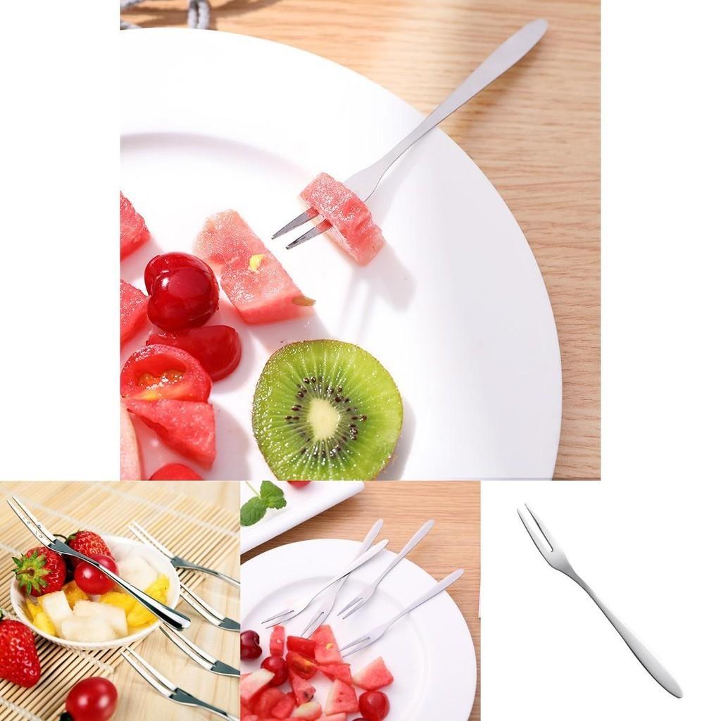 Stainless Steel West Tableware Fruit Forks Elegant Small Sized Snack Cake Dessert Utensils