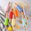 Hot Mini Wooden Rolling Pins Solid Natural Wood Rolling Pin Fondant Dough Roller Kitchen Cooking Baking Tools Accessories Crafts