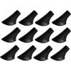 Embouts pour bâtons de marche nordique - mighty peaks - 12 pièces - caoutchouc - diamètre 10 mm