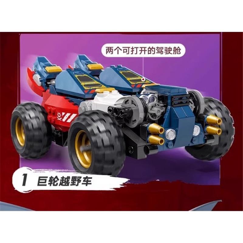 High-tech modular mecha building blocks compatible with LEGO 71834 Ninjago series