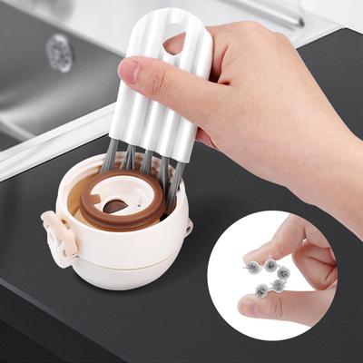 1pcs Multifunctional Kitchen Cup Lid Gap Brush Bendable Mini Cleaner Dust Removal Tool