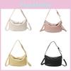 Simple Solid Color Lychee Texture Women Handbag For Casual Outings