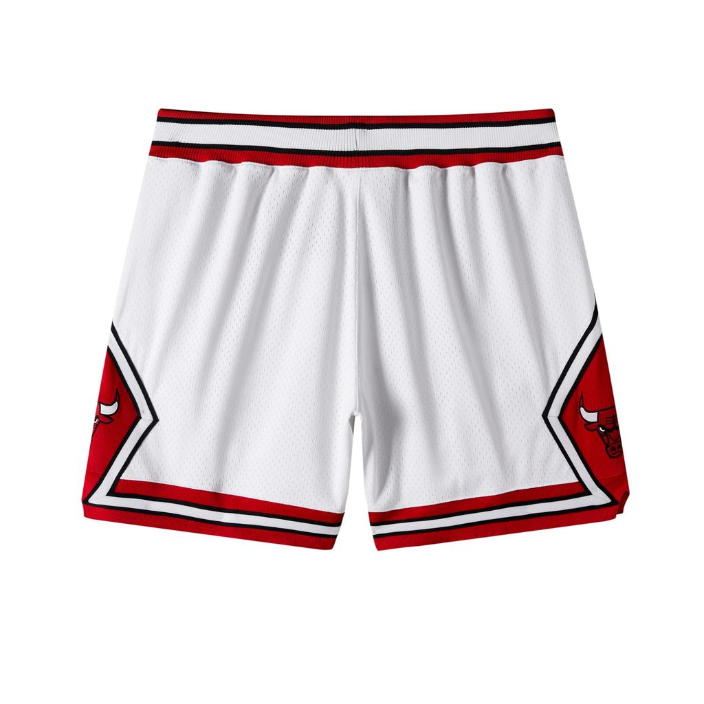 Mitchell & Ness NBA Authentic Shorts Chicago Bulls 1996-97 'White Red' Men's ASHRCP19040-CBUWHIT96