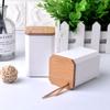Mini Toothpick Holder Compact Portable Case - Small Cute Desktop Kitchen Storage Box for Home Restaurant Office Use