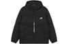 Down Jackets Men's Black Hooded Moderate Other AMJ23342-BK
