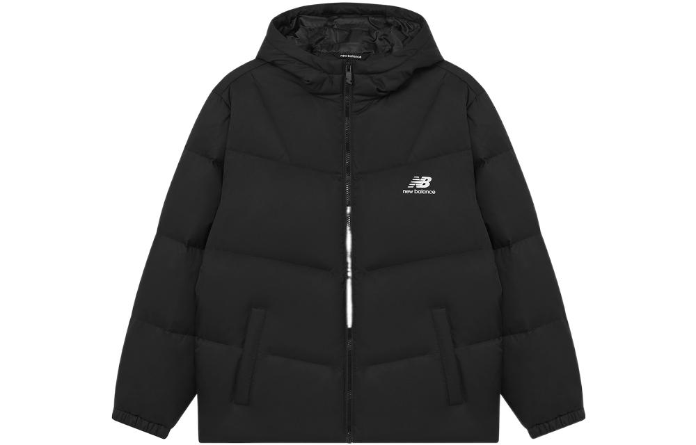 New Balance Down Jackets Men s Black Hooded Moderate Other AMJ23342-BK XXL