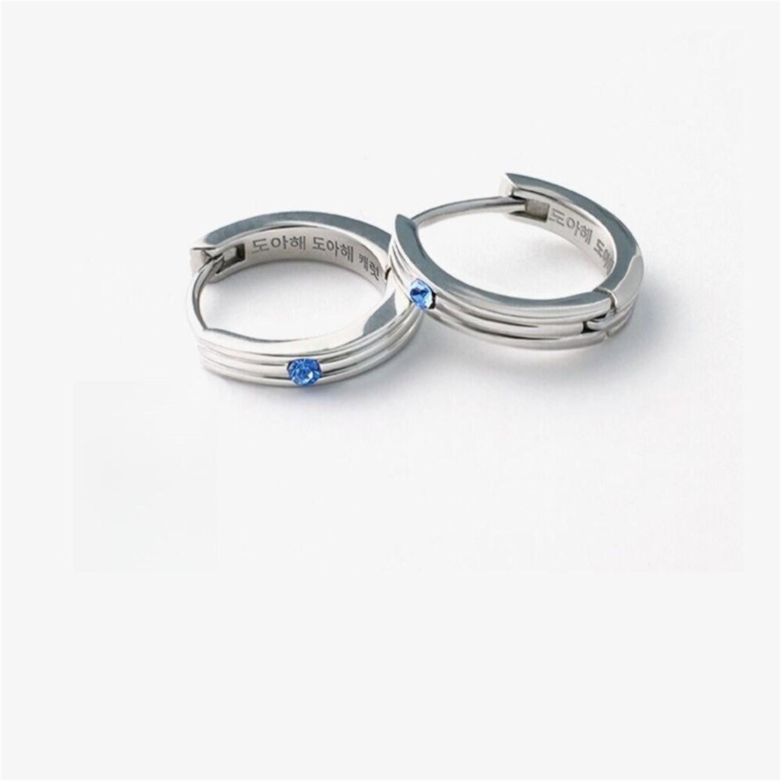 

Серьги в честь 8-й годовщины Kpop Idol «CONNECT» Подарок фанатам корейской бижутерии One Size