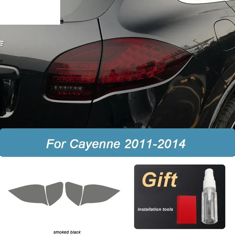 Per Porsche Cayenne 958 2011-Presente GTS Turbo Pellicola Protettiva Fari Auto Wrap Oscurante Fanali Posteriori Vinile Adesivo TPU Accessori