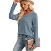 Women's Solid-color Fashionable Long-sleeved Top