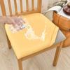 Waterproof PU Leather Seat Covers for Dining Chairs Stretch Dining Room Chair Seat Covers Kitchen Chair Seat Covers Protectors