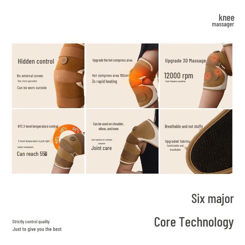 Zudian Heated Knee Massager CN Plug (adapter Included)