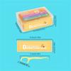 30Pcs Portable Teeth Cleaner Fruity Toothpick Effective Cleaning Fruit-flavored Floss  Women